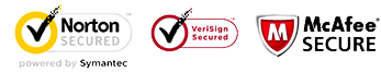 Norton, Verisign, McAfee Secure Shopping Badges